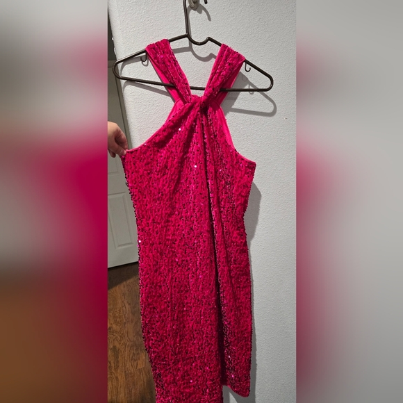 Grace Karin, large, hot pink sparkle - Picture 2 of 2